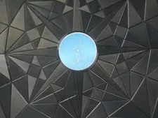 Tiffany window on Fifth Avenue